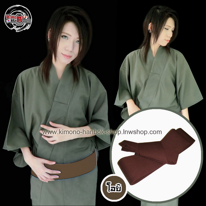 ชุดยูกาตะชายสีเขียว