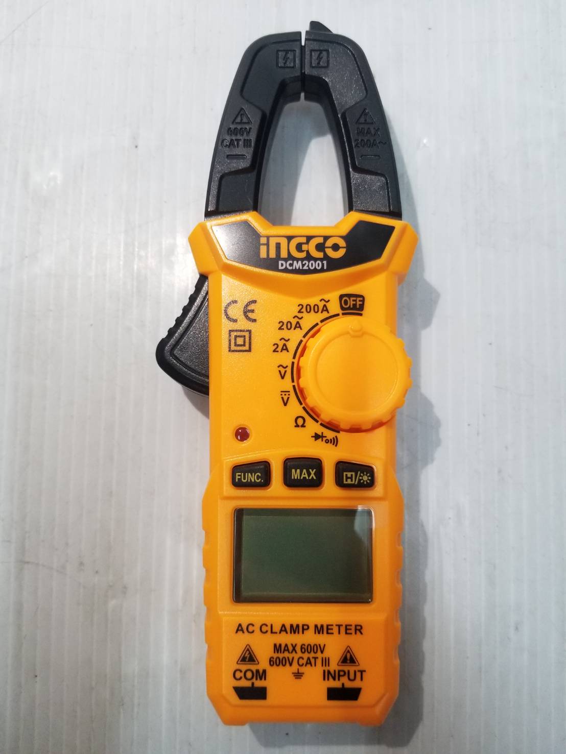 แคลมป์มิเตอร์ดิจิตอล AC รุ่น DCM2001 INGCO