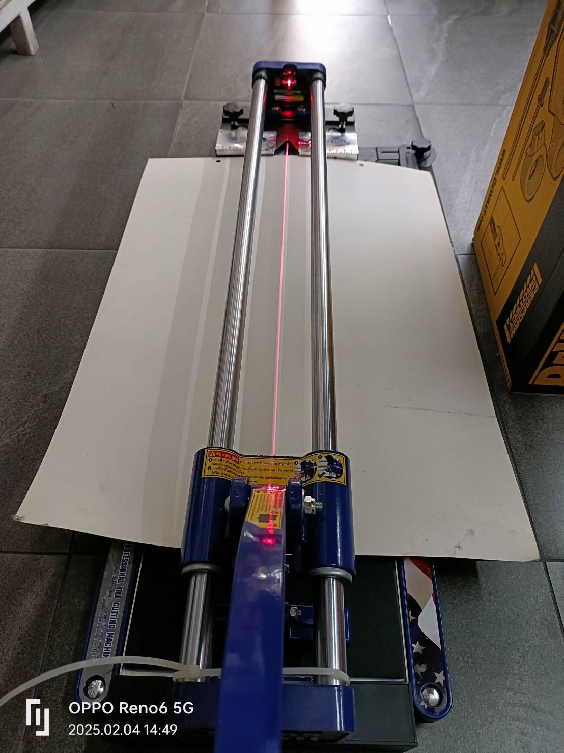 Texas Bull แท่นตัดกระเบื้อง24" มีเลเซอร์ TX-TCM-ALS600MM