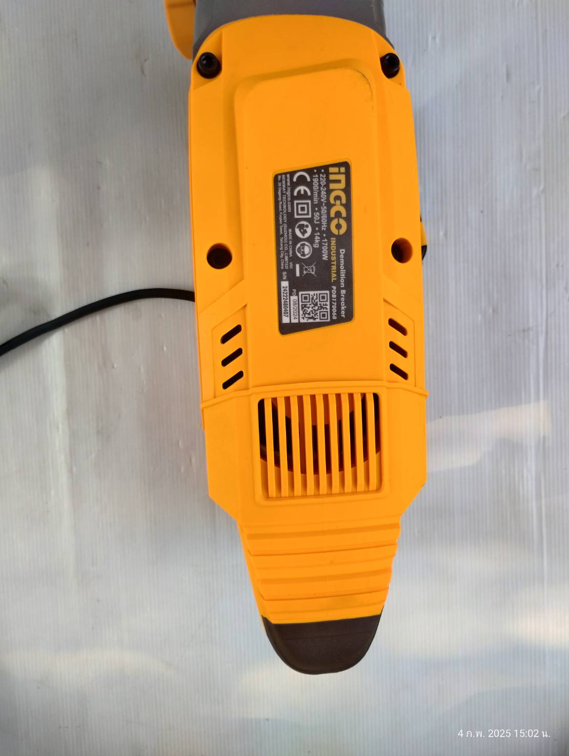 INGCO สว่านเจาะทำลาย 1700W รุ่นงานหนัก รุ่น PDB170068