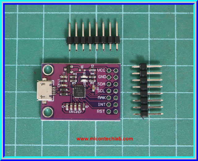 1x วงจร CP2112 แปลง USB เป็น I2C (USB to I2C)