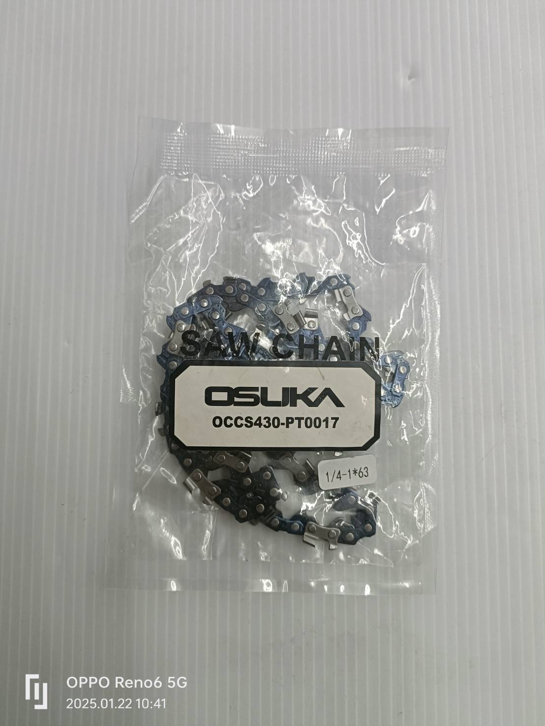 OSUKA OSAC1061 อะไหล่โซ่เลื่อยไร้สาย 11.5 นิ้ว OCCS430-PT0017