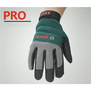 ถุงมือป้องกันการลื่น สายรัดเพื่อความกระชับ BOSCH