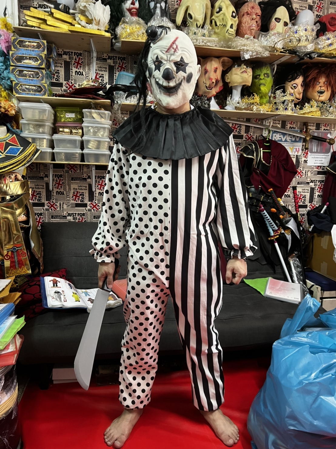 ชุดตัวตลกผี / ชุดโบโซ่ / ชุดละครสัตว์ / ชุดตัวตลกแฟนซี