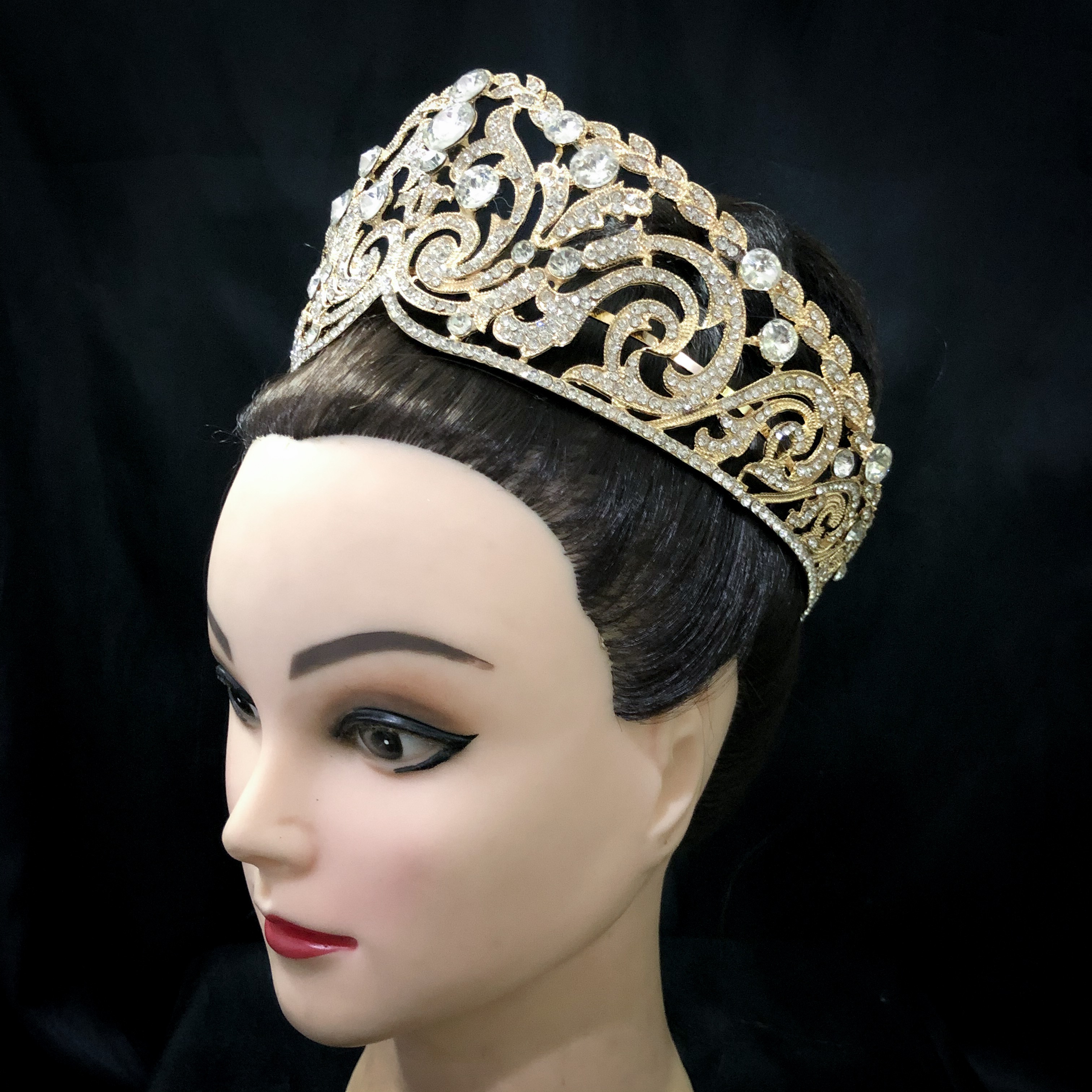 (พร้อมส่ง) เทียร่า 232 สีทอง