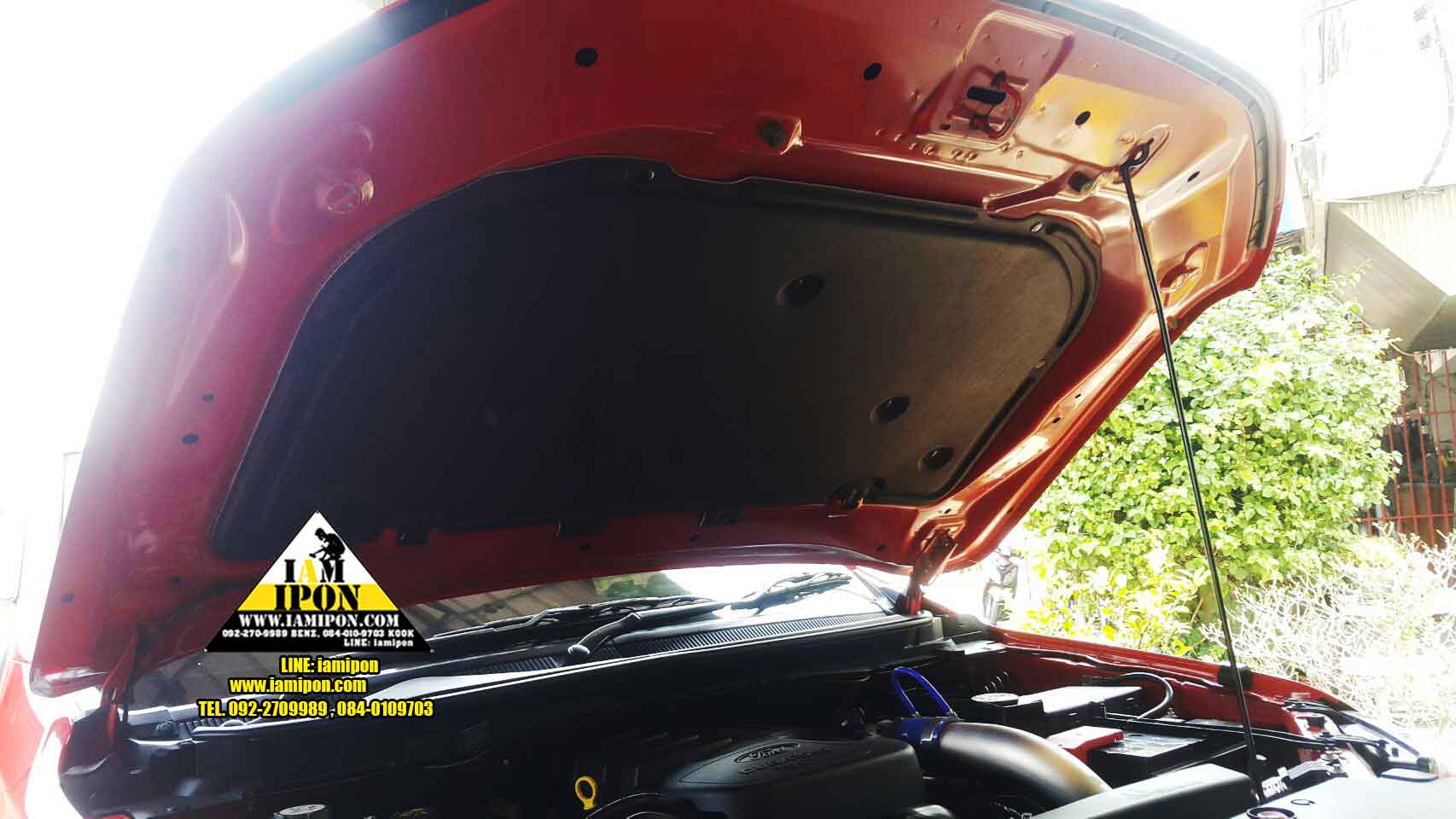INSULATION BONNET FORD RANGER T6 2012-2014 แผ่นกันความร้อนฟอร์ดเรนเจอร์ T6 2012-2014