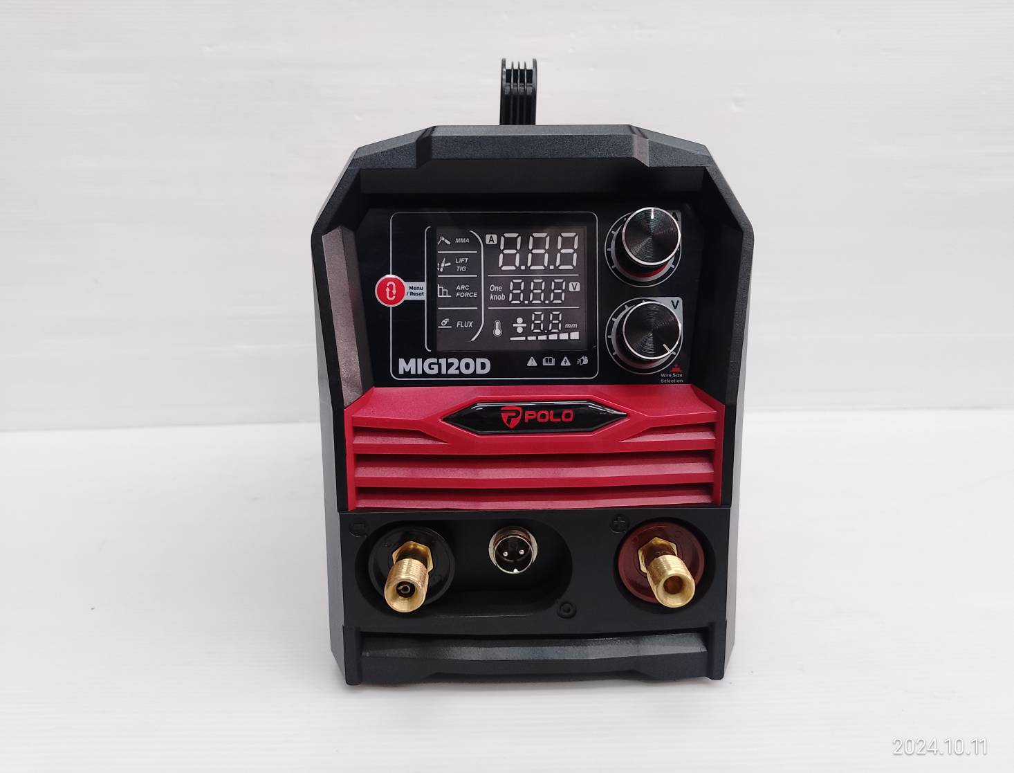 เครื่องเชื่อม POLO รุ่น MIG120D ใช้กับลวดเชื่อม MIG ขนาด 1 กก.