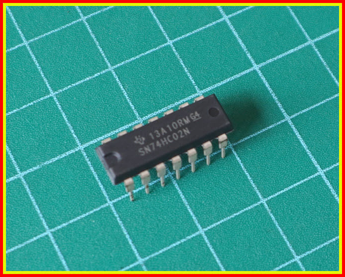 1x SN74HC02N ไอซี NOR-GATE ยี่ห้อ TEXAS INSTRUMENTS