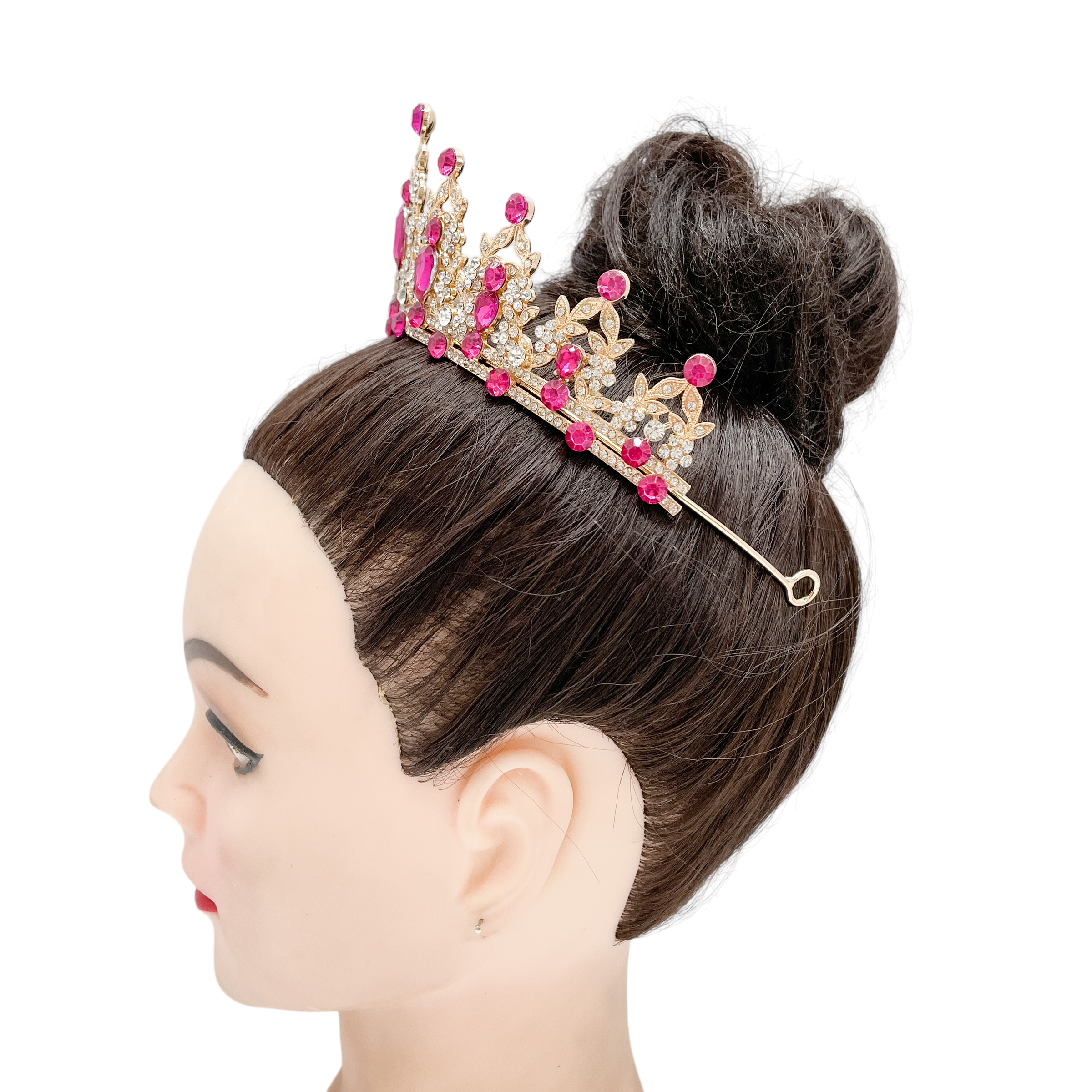 (พร้อมส่ง) เทียร่า 146 สีทอง-ชมพูบานเย็น งานสวย ปราณีต QCเพชรทุกเม็ด สินค้าพร้อมส่งจากไทย