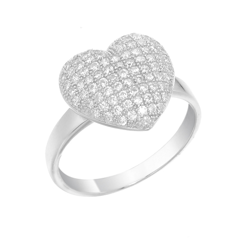 แหวนเงินแท้925เพรชประดับเพรชแท้สวิส เกรดดี น้ำใส