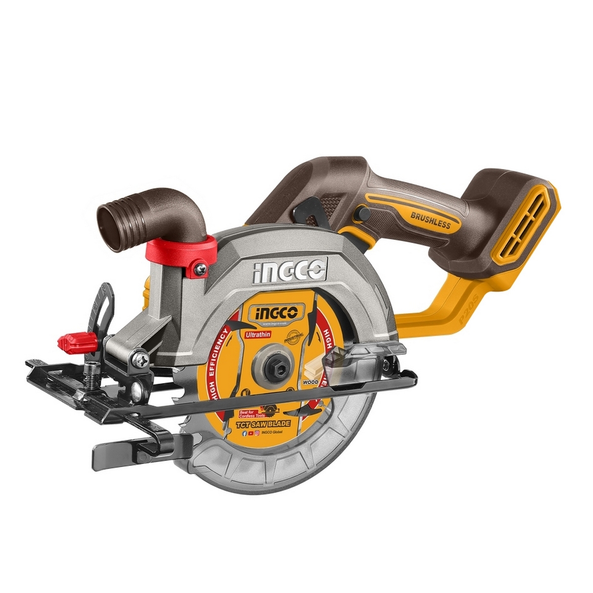 INGCO เลื่อยวงเดือนไร้สาย 20V 5 นิ้ว มอเตอร์ไร้แปรงถ่าน รุ่น CSLI14021