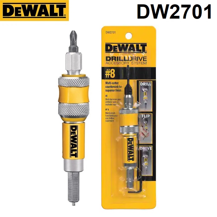 ดอกเคาเตอร์ซิงค์ 8mm. DEWALT DW2701