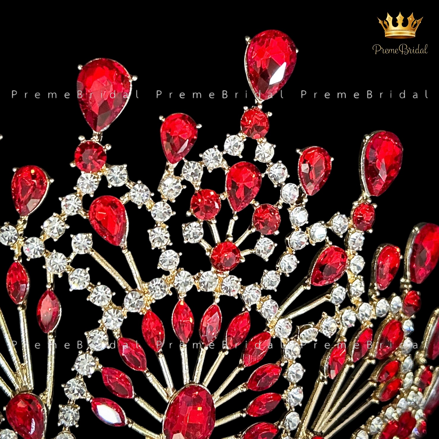 (พร้อมส่ง) เทียร่า 448 มงกุฎครึ่งหัว ไซส์นางงาม ปราณีต QCเพชรทุกเม็ด สินค้าพร้อมส่งจากไทย