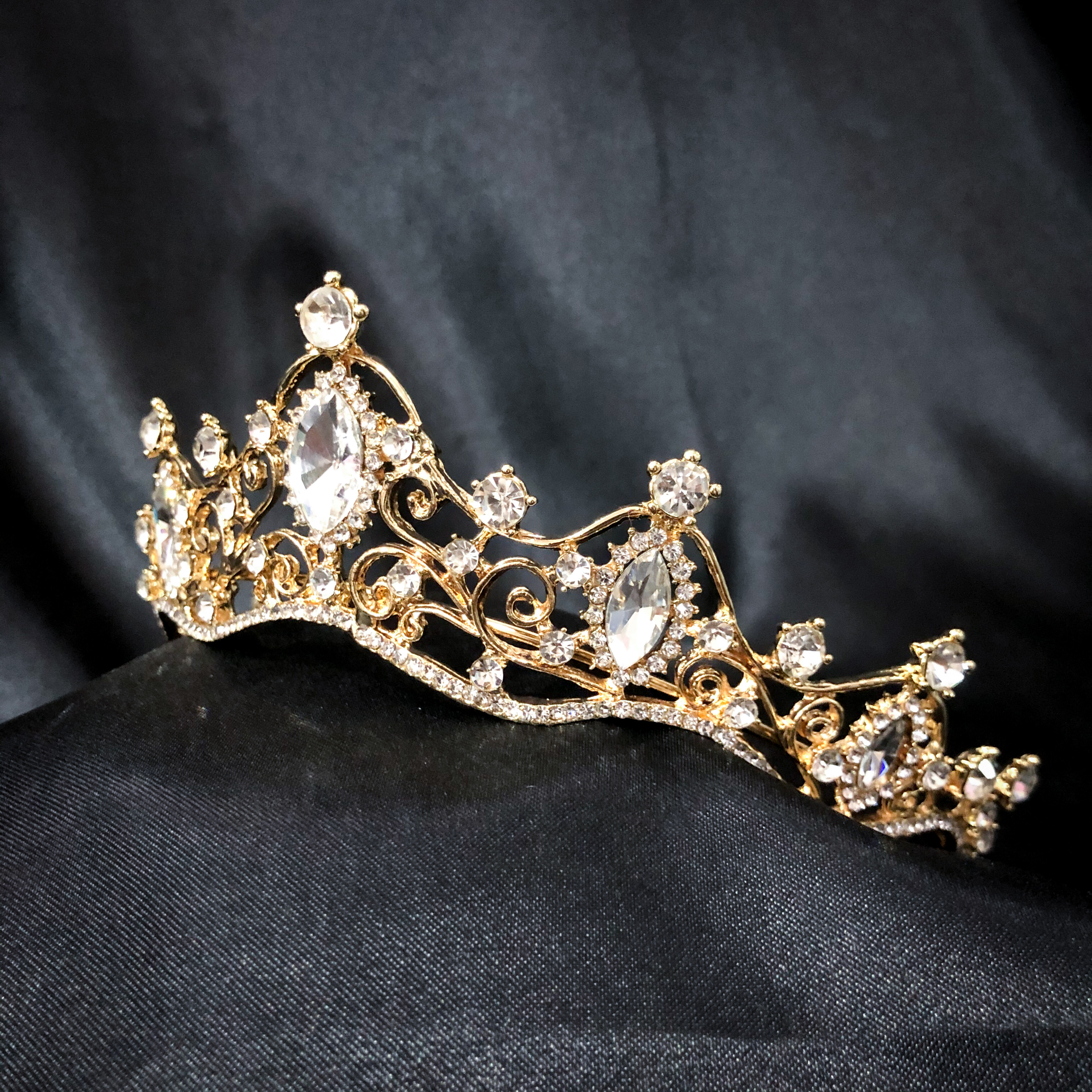 (พร้อมส่ง) เทียร่า 277 สีทอง