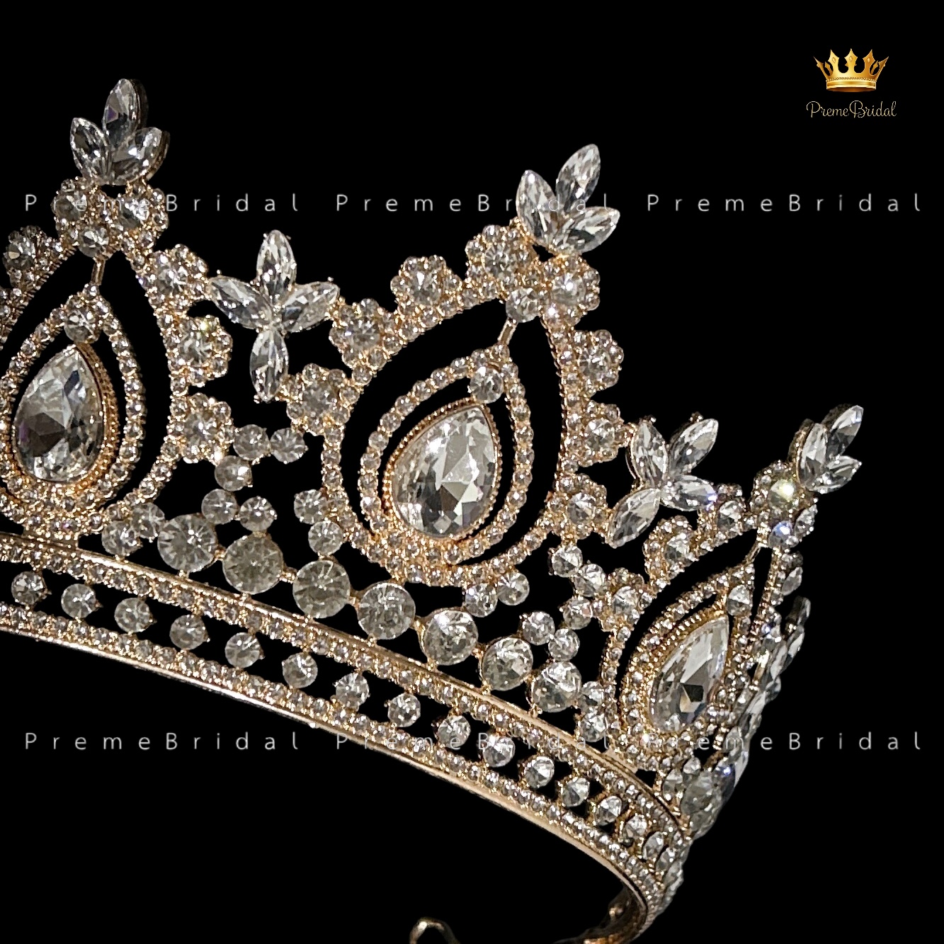 (พร้อมส่ง) เทียร่า 414 มงกุฎนางงาม ครึ่งหัว งานสวย ปราณีต QCเพชรทุกเม็ด สินค้าพร้อมส่งจากไทย