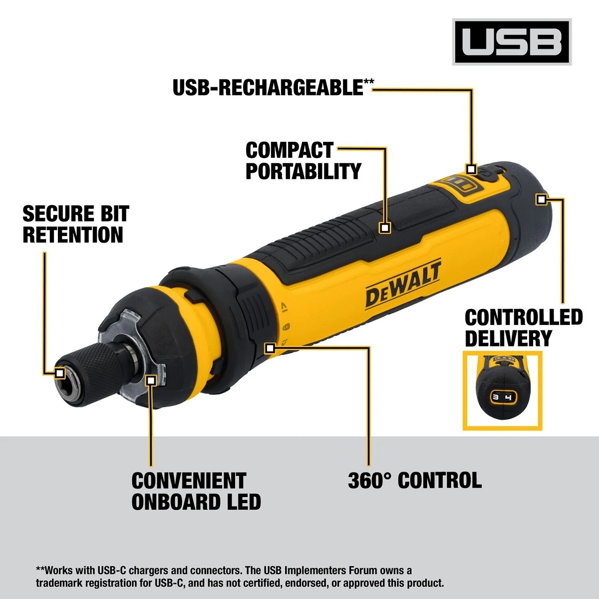 ไขควงไฟฟ้า4V FLEXDRIVE DWHT66719 DEWALT