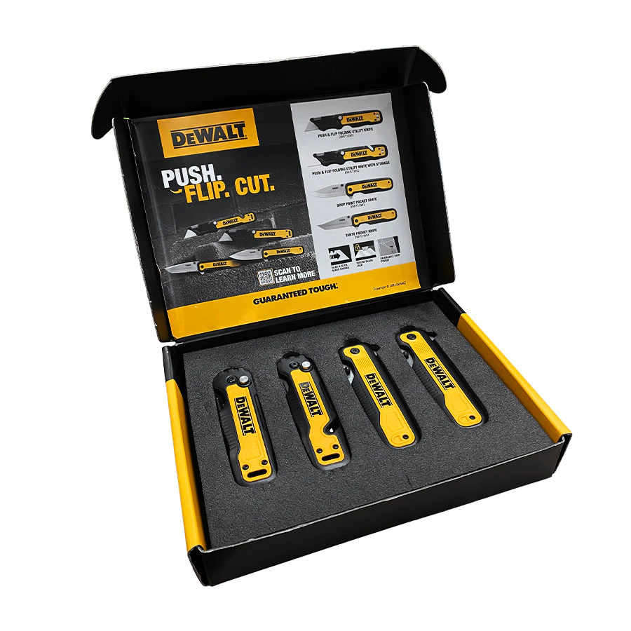 DEWALT รุ่น DWHT10996S-AS ชุดเซ็ทมีด Tough Serie 4ชิ้น/ชุด