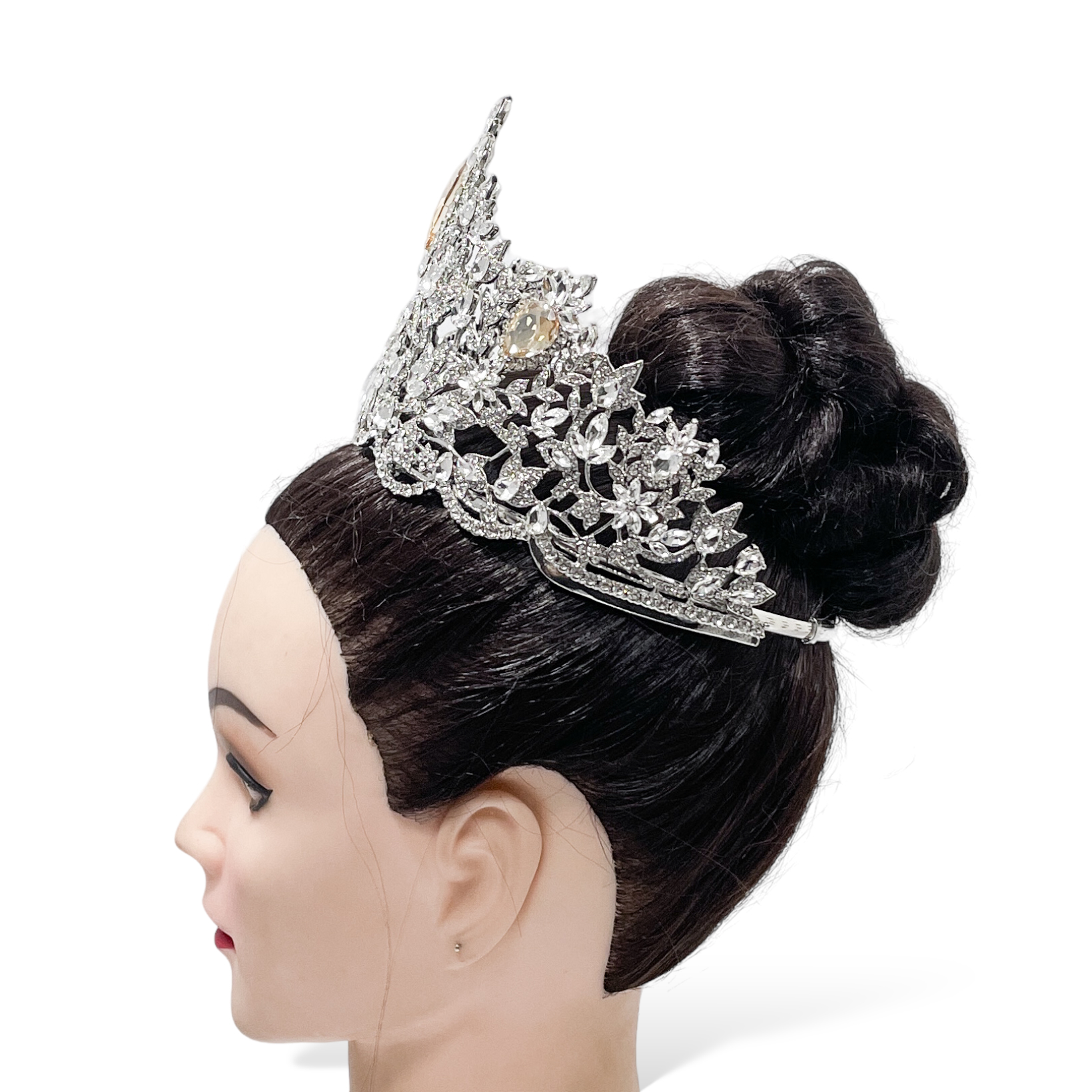 (พร้อมส่งจากไทย) มงกุฏ 117 Miss Universe 2020 รุ่นฐานกลม ปรับขนาดได้ งานสวย ส่งด่วน ส่งจากไทย