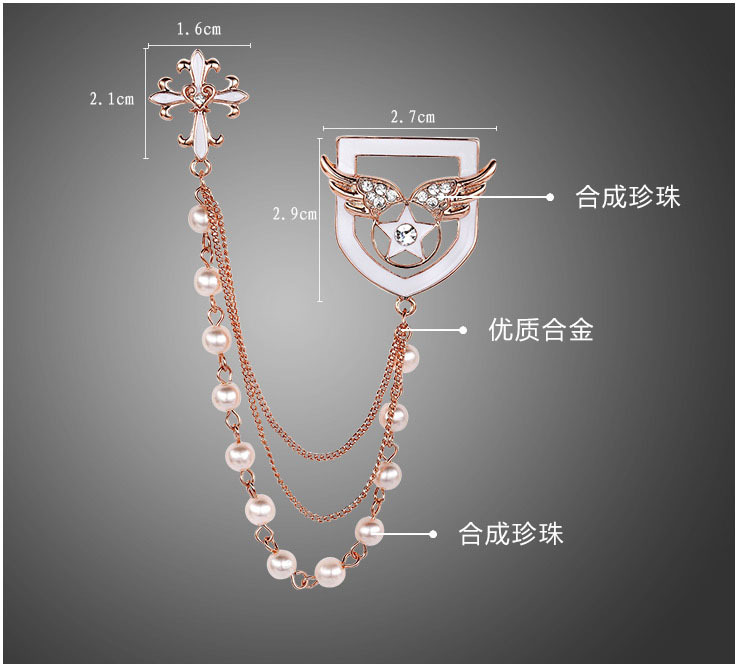 (พร้อมส่ง) เข็มกลัดเจ้าบ่าว 010