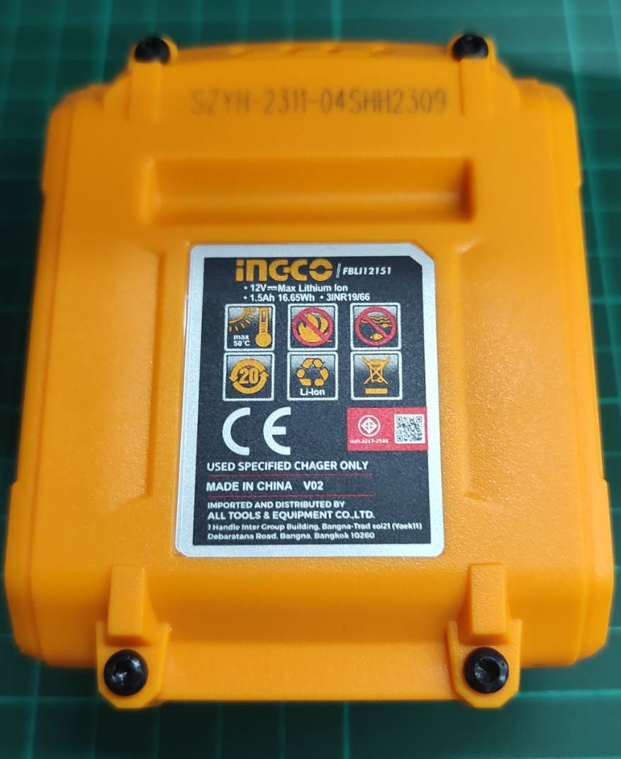 แบตเตอรี่ 12V 1.5Ah FBLI12151 INGCO