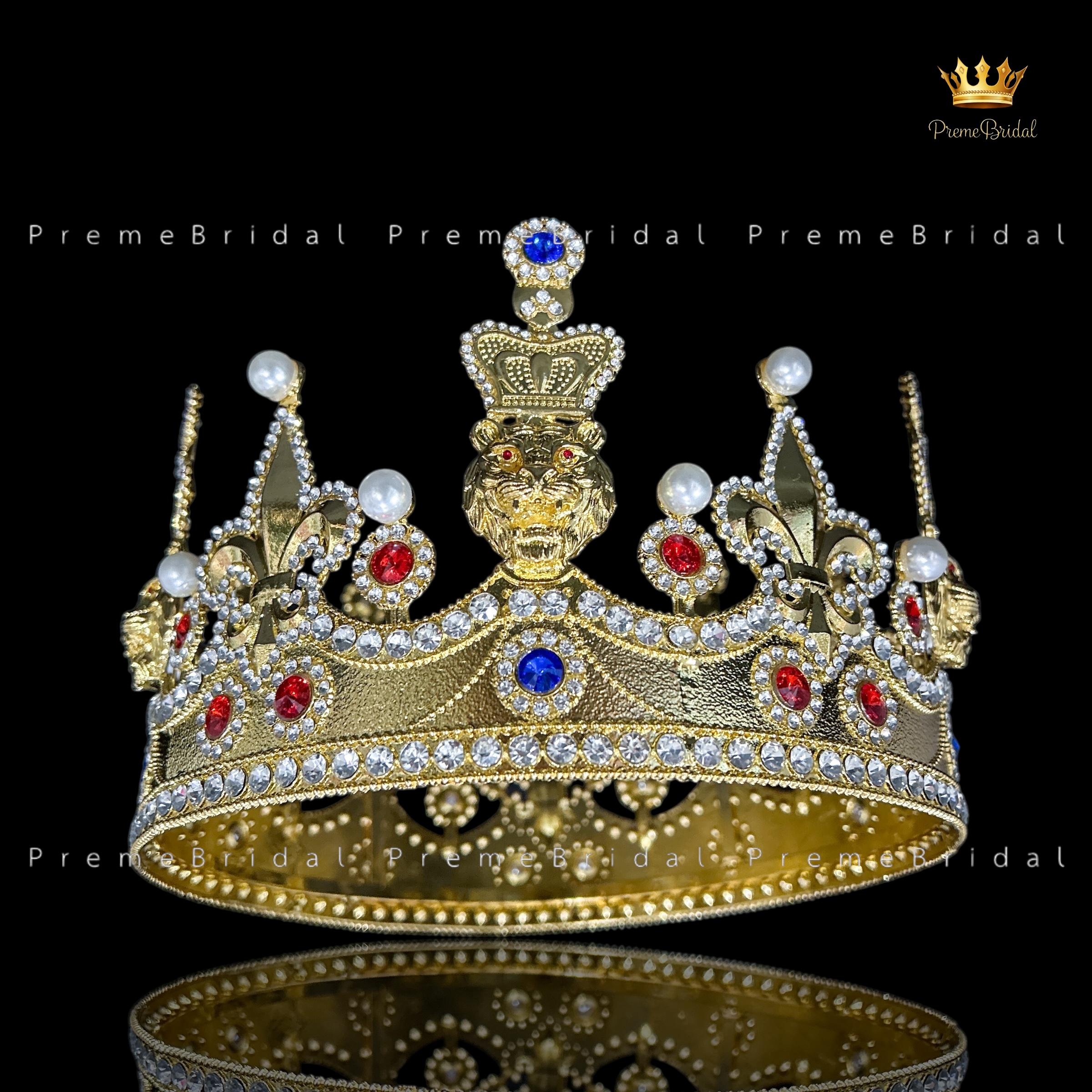 (พร้อมส่ง) มงกุฏผู้ชาย 107 สีทอง งานเจ้าชาย งานพระราชา การประกวด สินค้าพร้อมส่ง ไม่ต้องรอนาน งานพรีเมี่ยม ส่งด่วนจาก จ.อุบลราชธานี