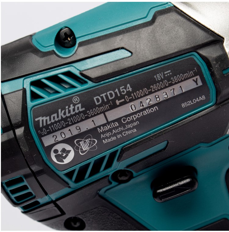 ไขควงกระแทกไร้สาย1/4 DTD154RFE MAKITA