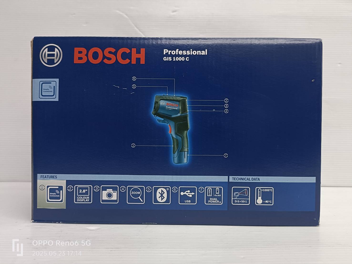 เครื่องวัดอุณหภูมิ GIS1000C BOSCH