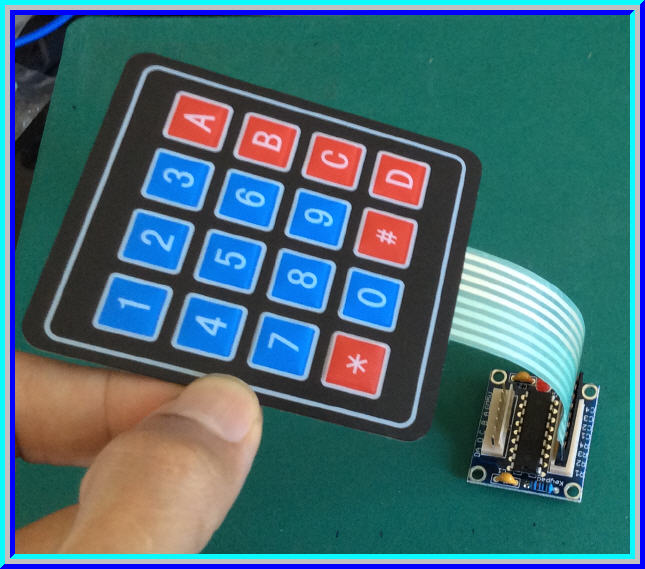 1x MM74C922N Keypad 4x4 Matrix Key Switch 16 Key Encoder Module