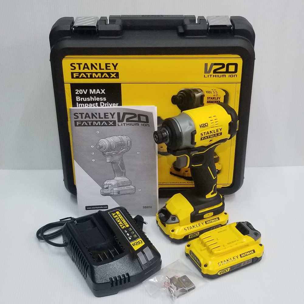 ไขควงกระแทกไร้สาย 20V SBI810D2K-B1 STANLEY