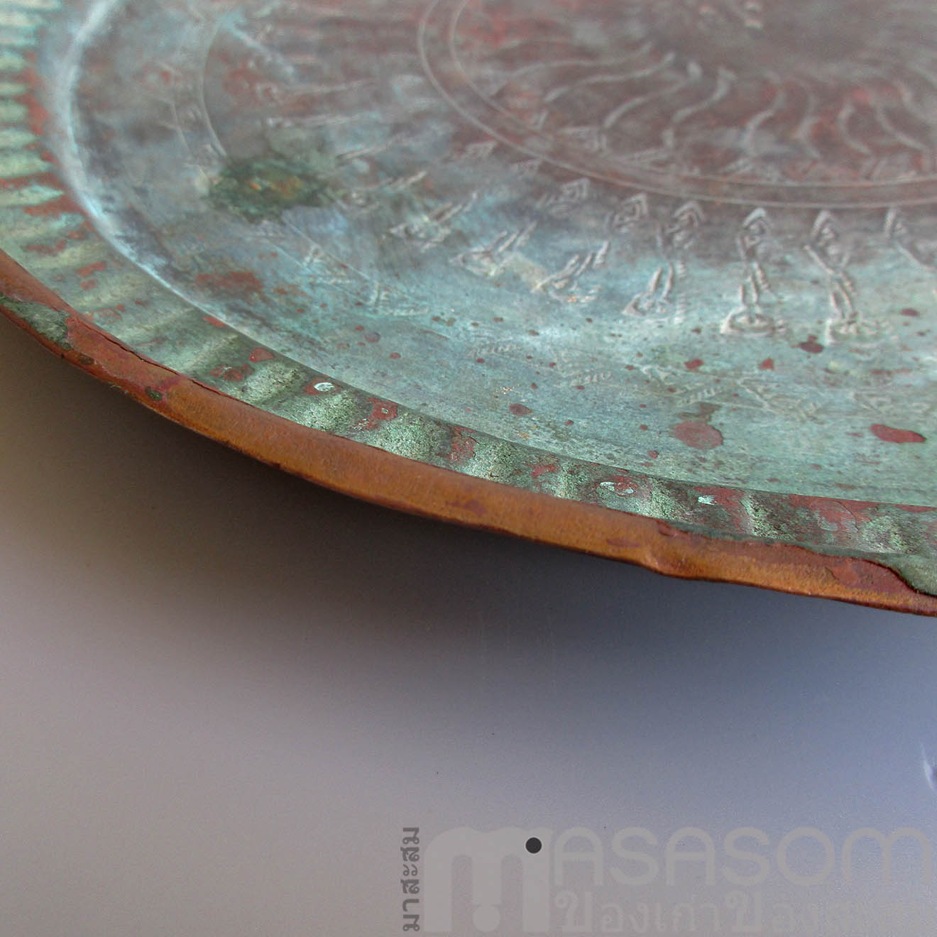 ถาดทองแดงของเก่า