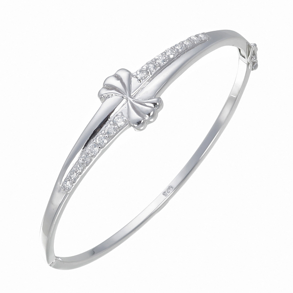 กำไลเพชรเงินแท้925ประดับเพรชแท้สวิส เกรดดี น้ำใส