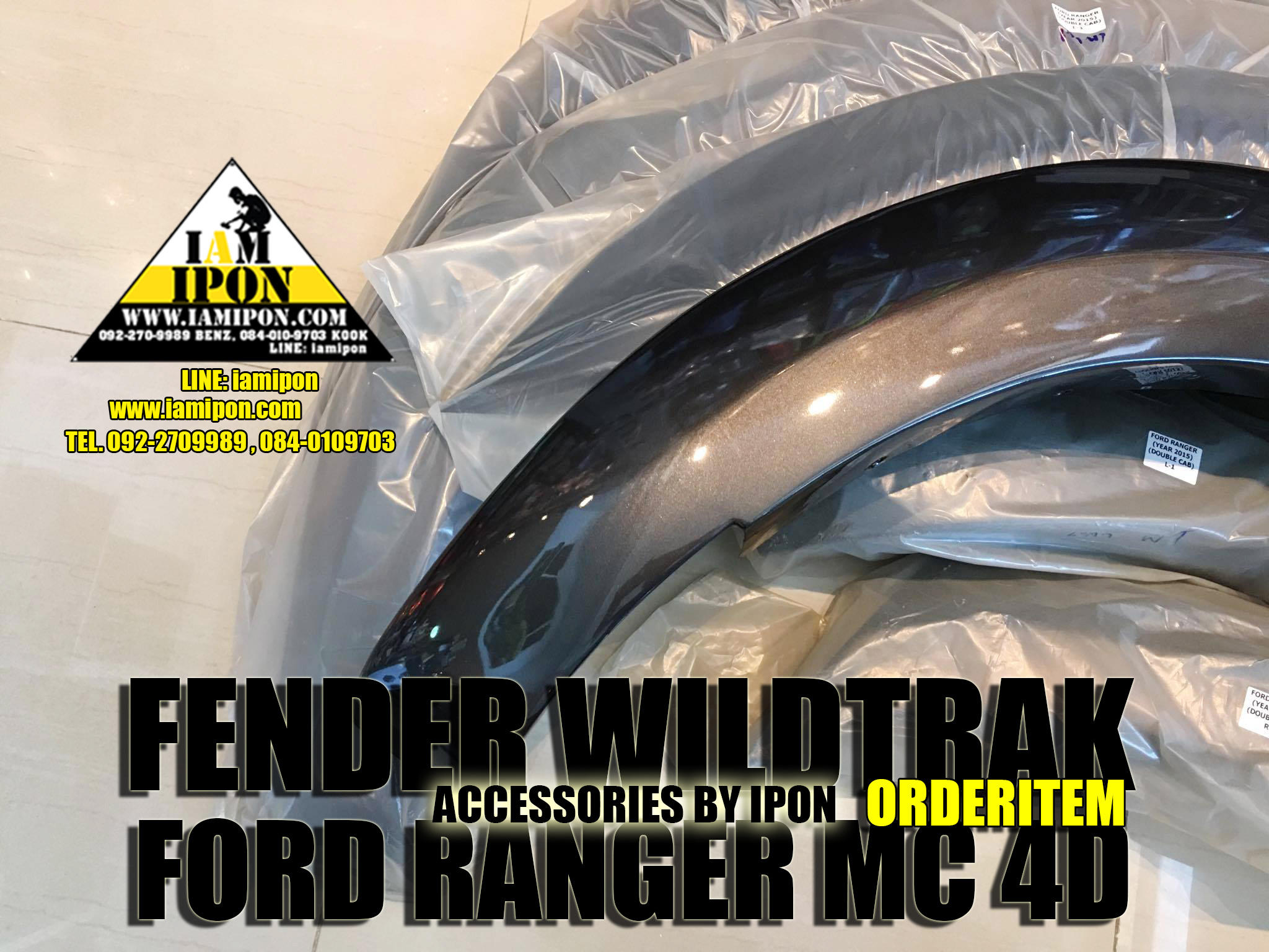 FENDER 6 " FORD RANGER MC WILDTRAK คิ้วล้อ 6 " ไวล์ดแทรกฟอร์ดเรนเจอร์ MC