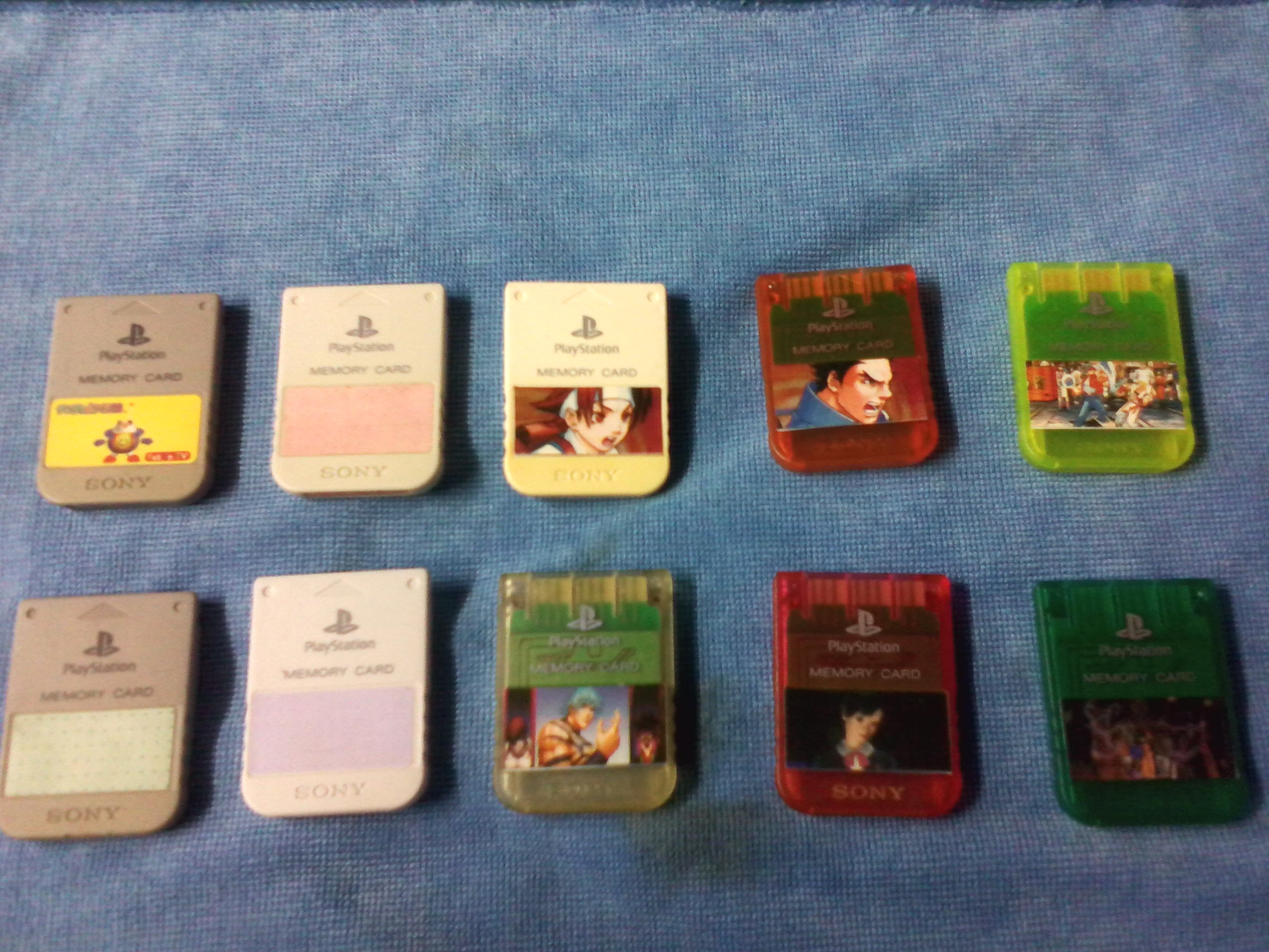 PS1 MEMORY CARD (ตลับแท้, 15 BLOCKS, มือสอง สภาพใหม่)