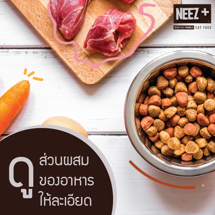 NEEZ+อาหารแมว นีซพลัส เกรนฟรี พรีเมี่ยมสำหรับน้องแมว 🐥สูตรแมวใหญ่ 1 กิโล 250.- เหมาะกับแมวโต อายุ 4 เดือน-12 ปี (ฟรีส่ง)
