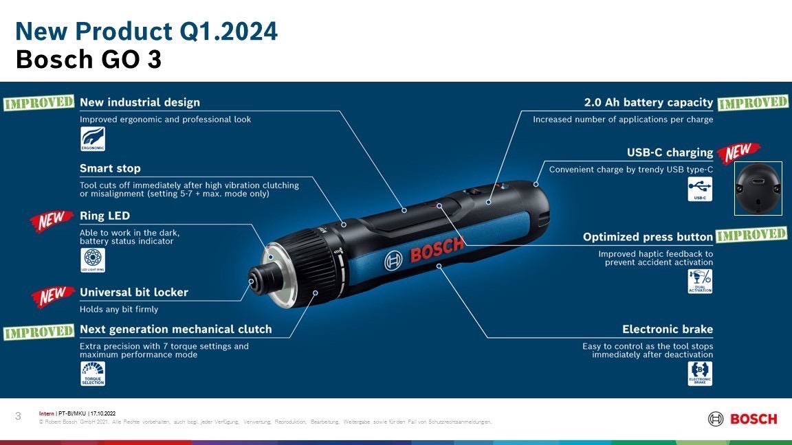 ไขควงไร้สาย 3.6V GO GEN.3 KIT