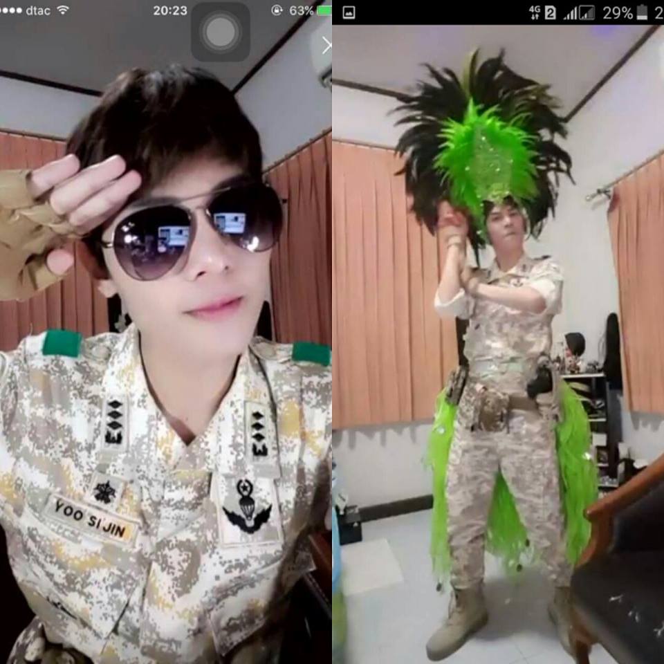 ชุดกัปตันยูชีจิน / ทหารเกาหลี Descendants of the Sun /ุ ชุดอาชีพ / ชุดอาชีพในฝัน