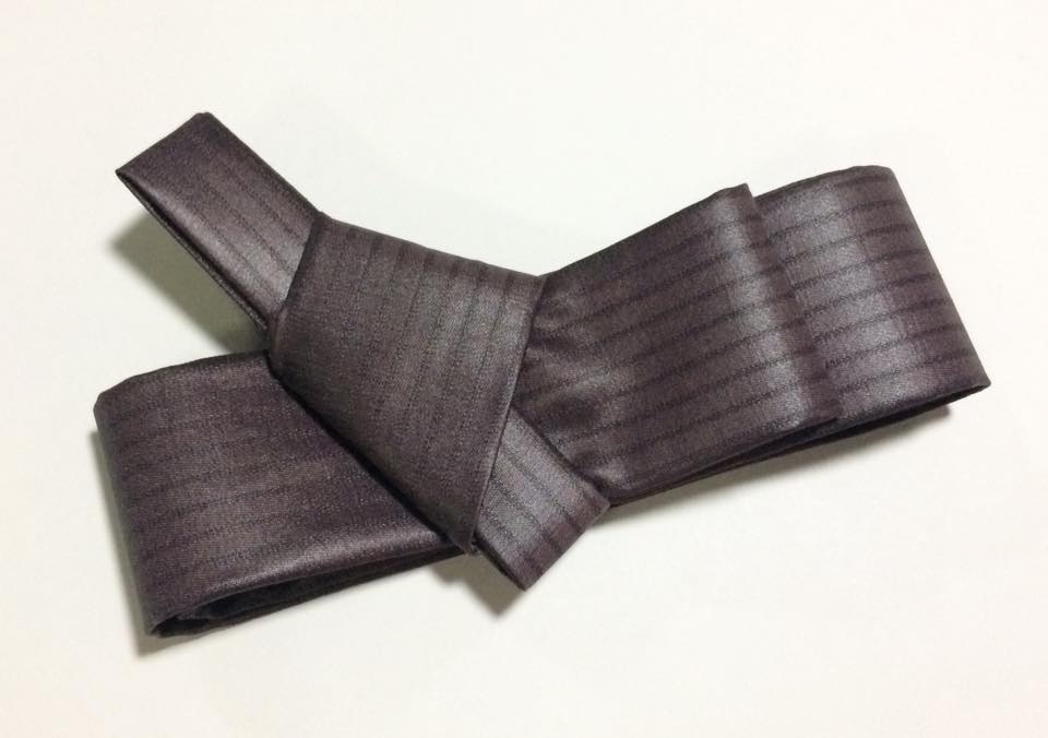 โอบิ สำเร็จผู้ชาย สีน้ำตาลลาย