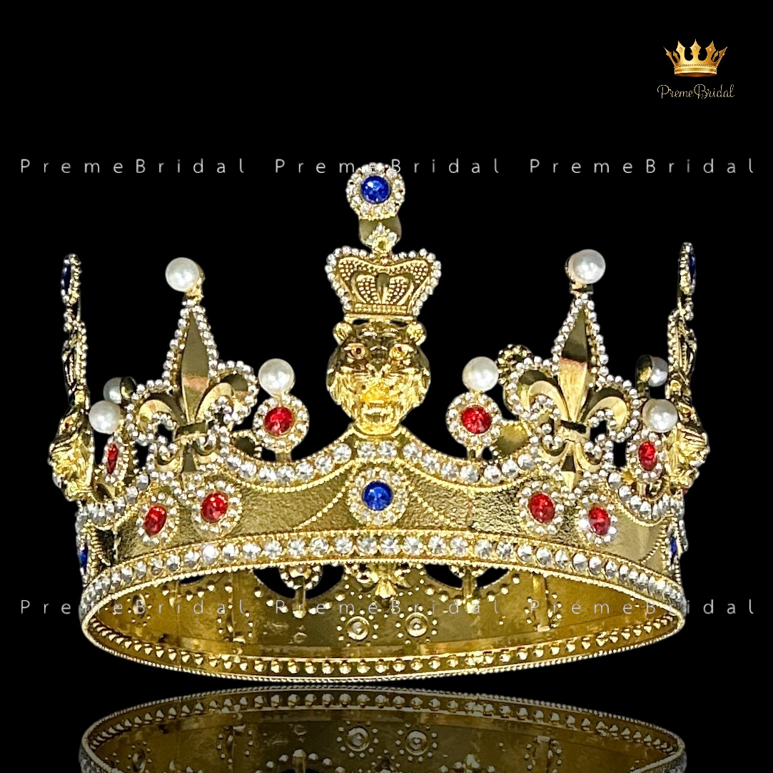 (พร้อมส่ง) มงกุฏผู้ชาย 107 สีทอง งานเจ้าชาย งานพระราชา การประกวด สินค้าพร้อมส่ง ไม่ต้องรอนาน งานพรีเมี่ยม ส่งด่วนจาก จ.อุบลราชธานี