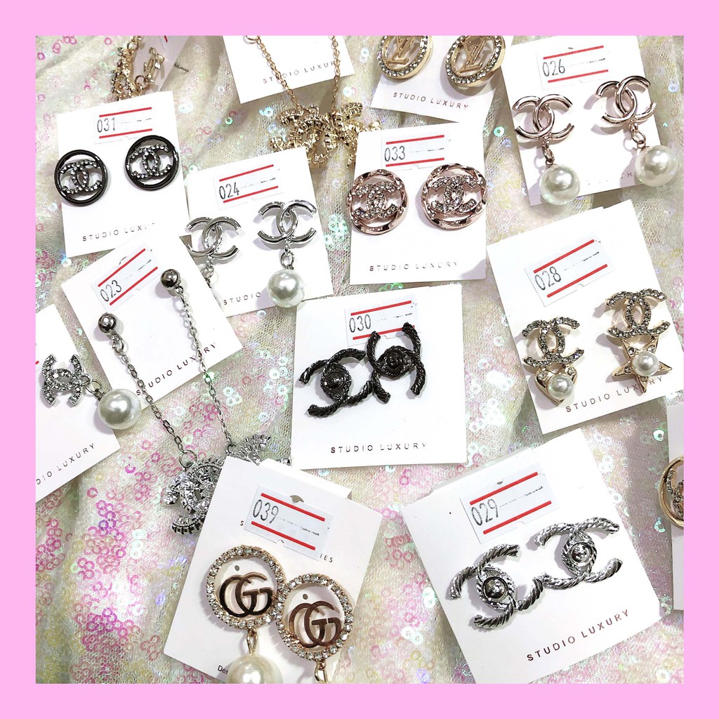ต่างหูงานแฟชั่นเกาหลี สำหรับผู้ที่เจาะหู ราคา 25฿