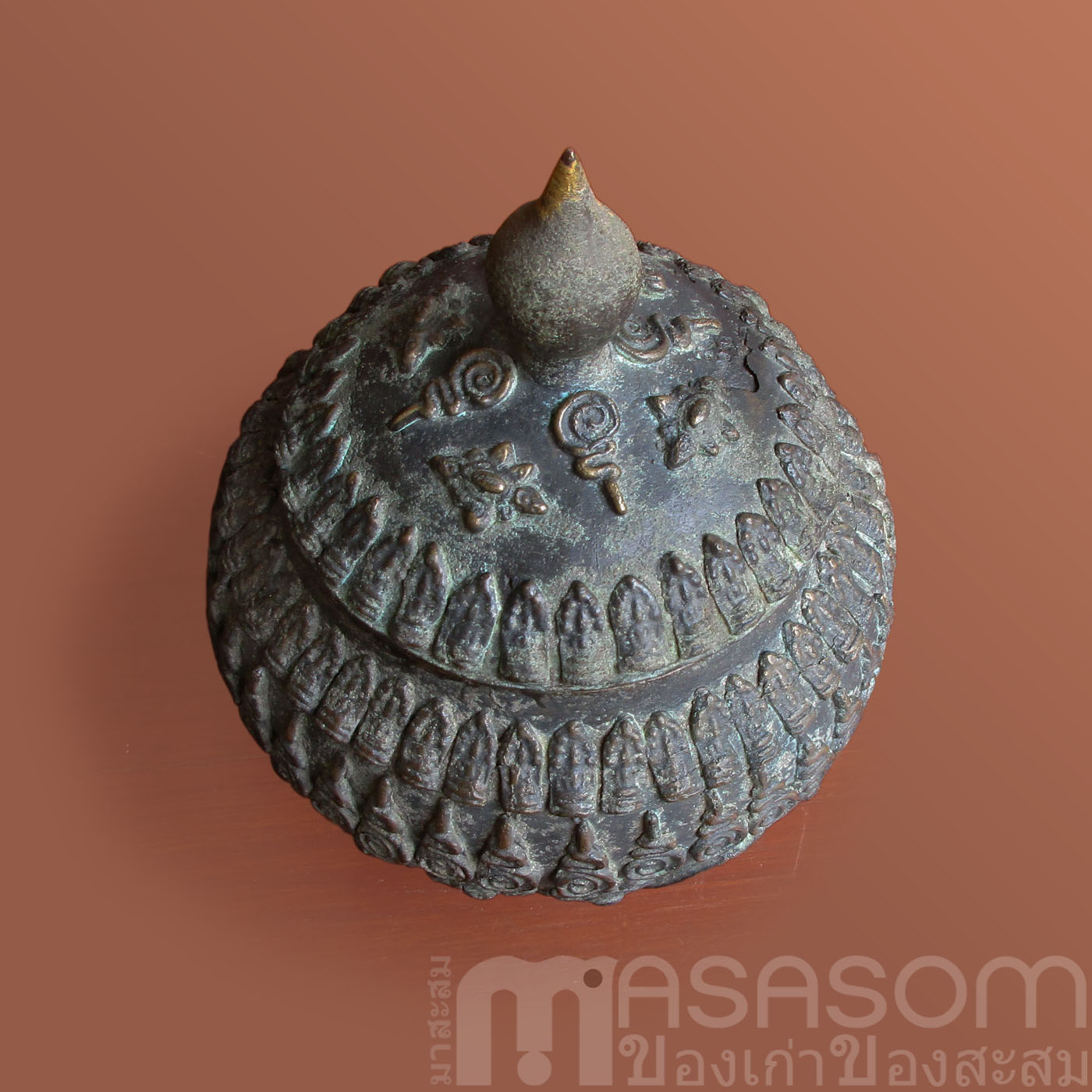 โถน้ำมนต์สัมฤทธิ์ของเก่า