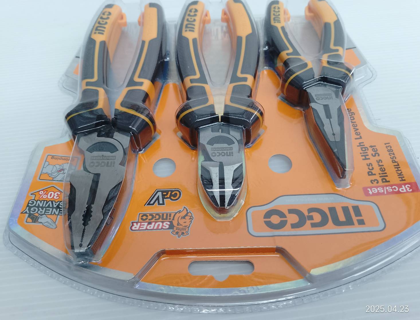 INGCO ชุดคีม 3 ตัวชุด รุ่น HKHLPS2831