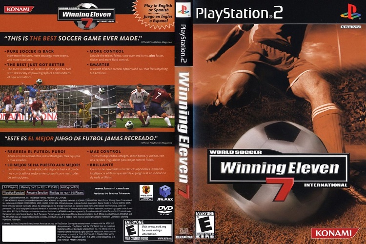 WORLD SOCCER WINNING ELEVEN 7 INTERNATIONAL [US : DVD5 1 Disc]
