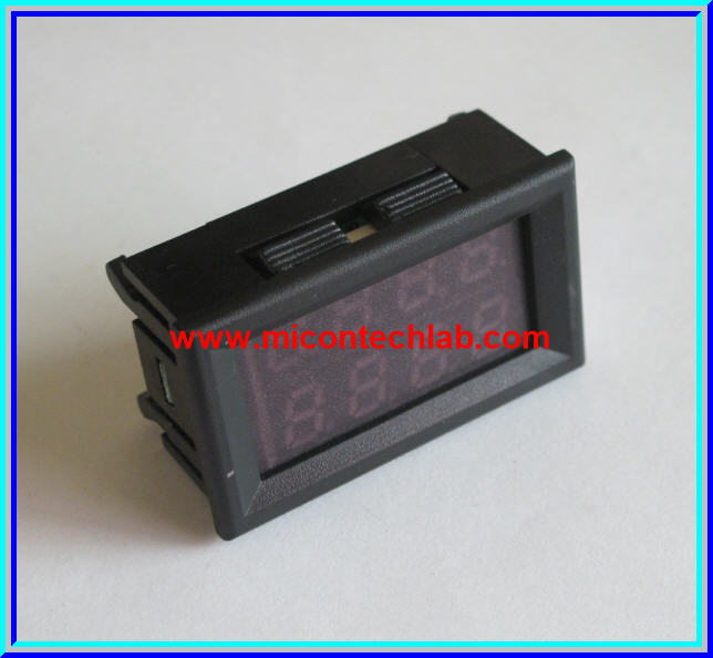 1x Digital DC (0-100V 10A) Voltmeter Ammeter Red Blue Color module