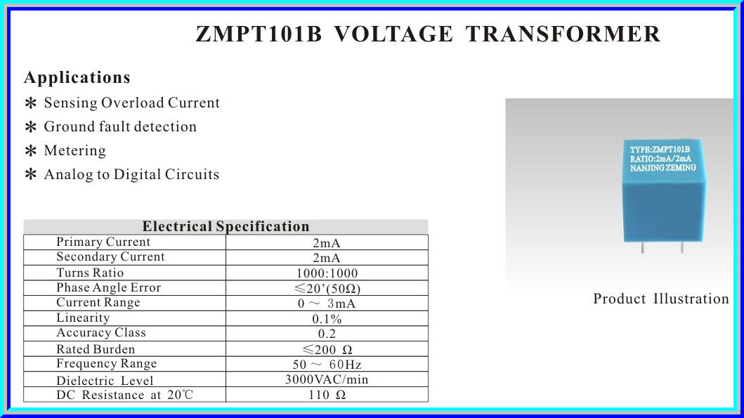 1x เซ็นเซอร์วัดแรงดันไฟ AC 220V ZMPT101B (AC Volt Sensor)