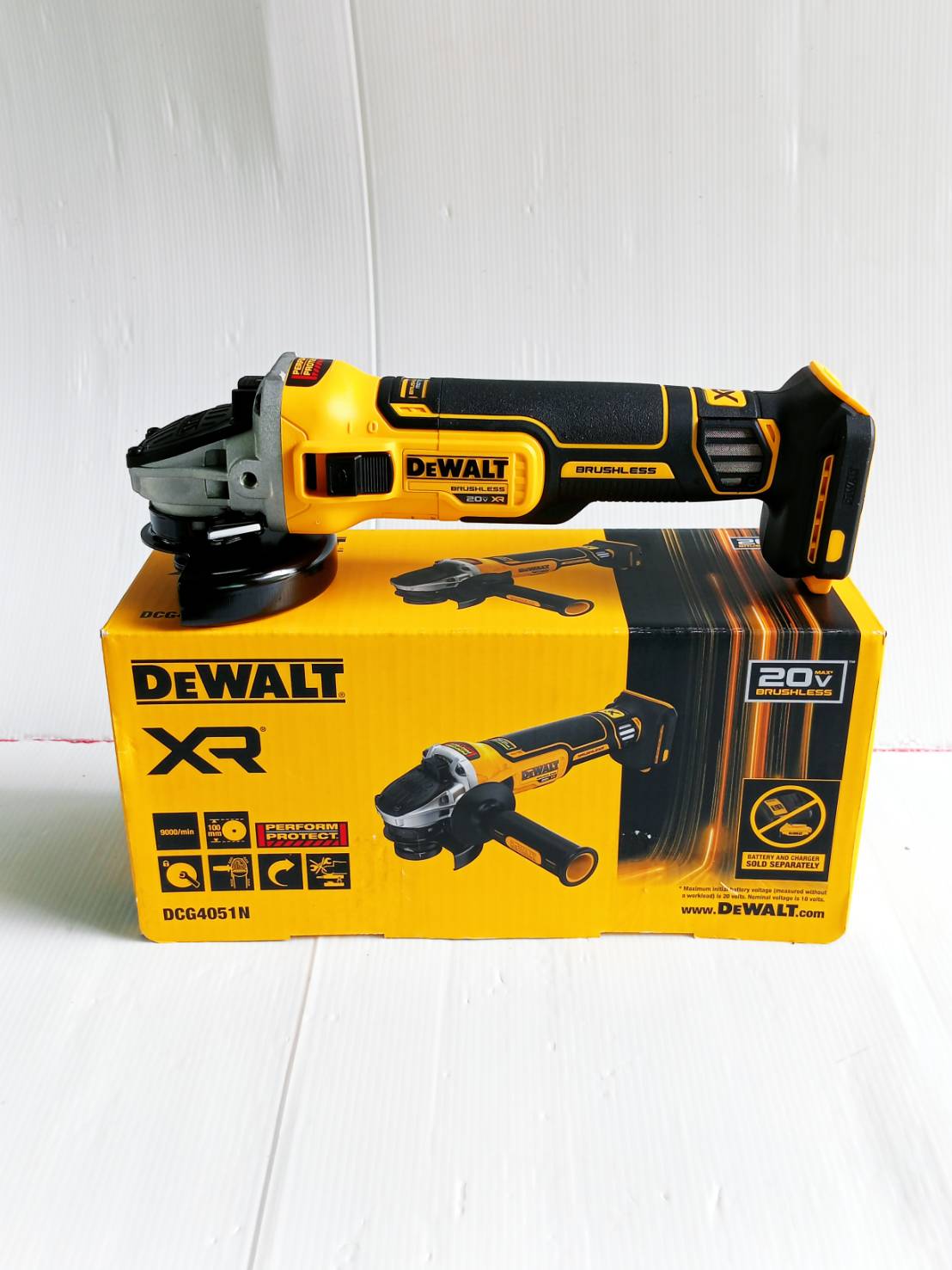 หินเจียรไร้สาย20V DCG405N DEWALT