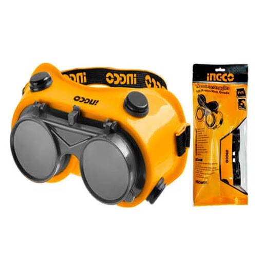 INGCO แว่นตาเชื่อม รุ่น HSGW01 (Safety Goggle / Welding Goggle) แว่นตาอ๊อก / แว่นตาเชื่อม / แว่นตาช่างเชื่อม