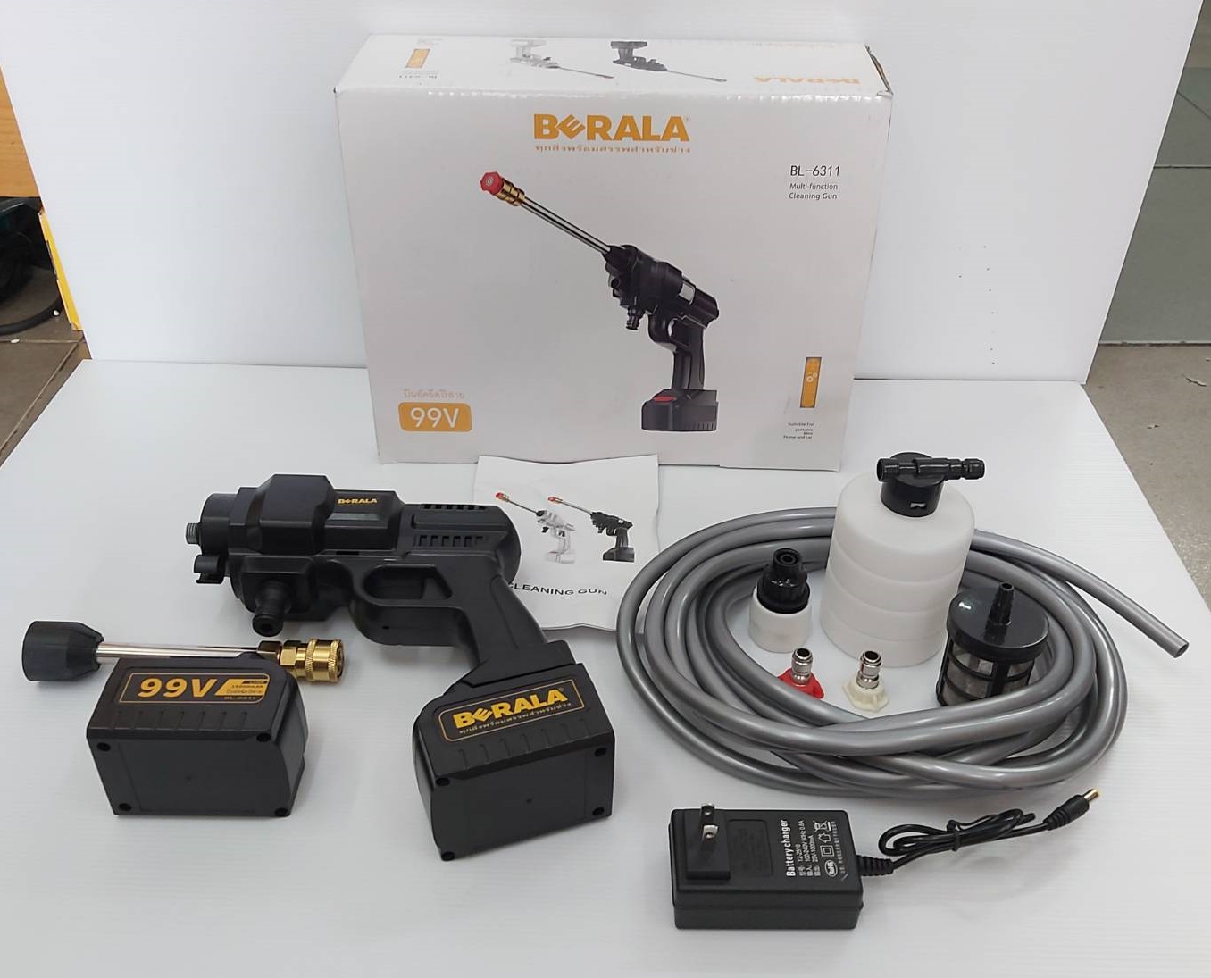 ปืนฉีดน้ำแรงดันสูงไร้สาย99V BL-6311 BERALA