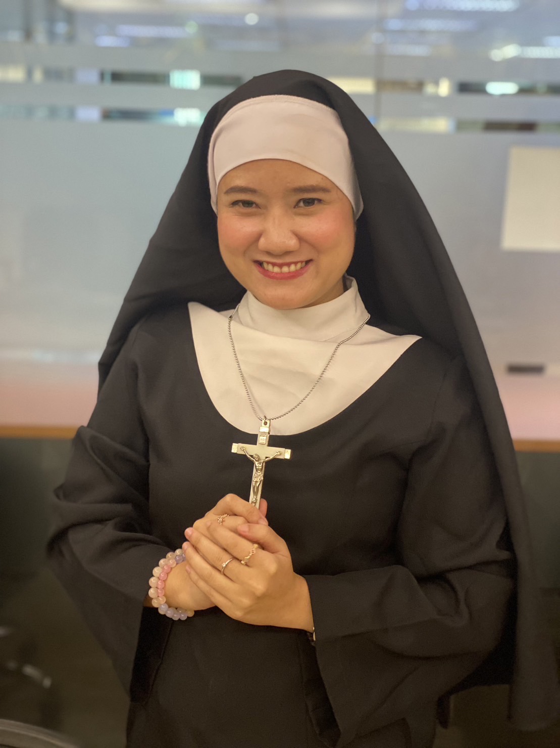 ชุดแม่ชี ชุดซิสเตอร์ แบบยาว