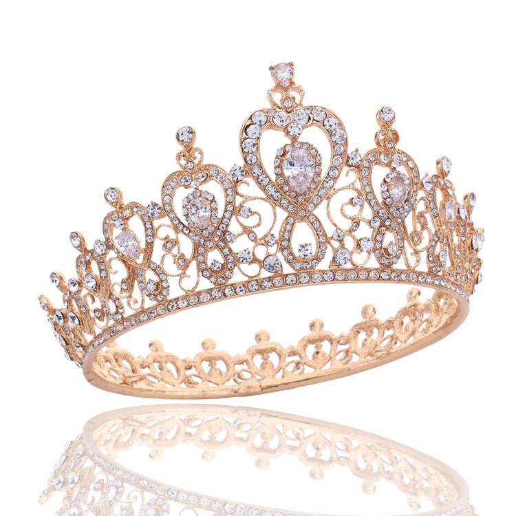 (พร้อมส่ง) มงกุฎ 038 สีทอง