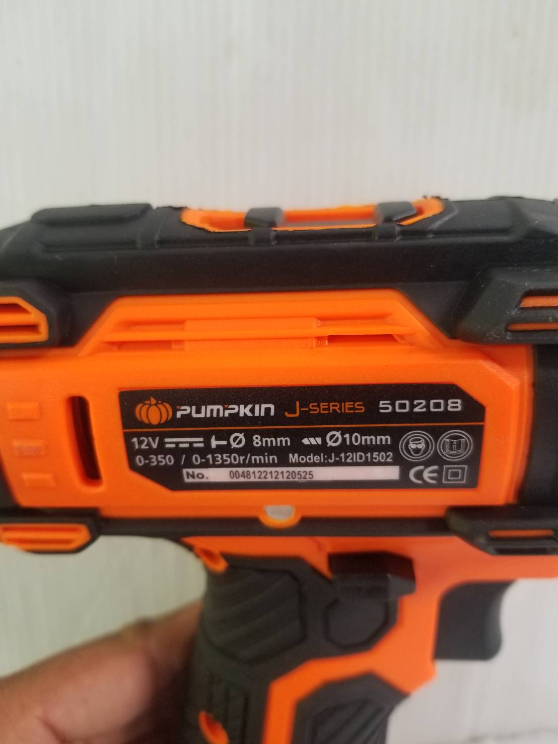 สว่านกระแทกไร้สาย12V J-12ID1502 PUMPKIN #50208